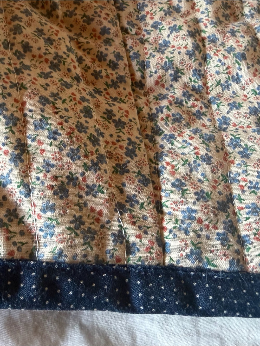 1970s Gunne Sax by Jessica Quilted Floral Prairie Jacket size 7 - Picture 6 of 7